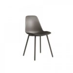 Chaise moderne en polypropylène et métal - Claudio