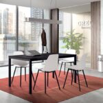 Chaise moderne en polypropylène et métal - Claudio – Image 2