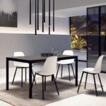 Chaise moderne en polypropylène et métal - Claudio – Image 3