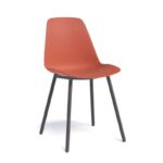 Chaise moderne en polypropylène et métal - Claudio – Image 4