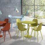Chaise moderne en polypropylène et métal - Claudio – Image 5