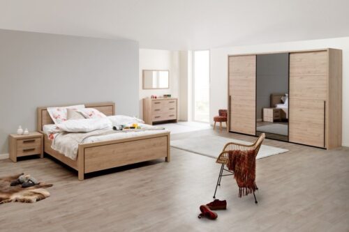 Chambre à coucher decor chêne clair