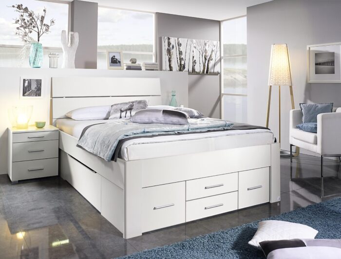 Lit tiroirs blanc – Image 6