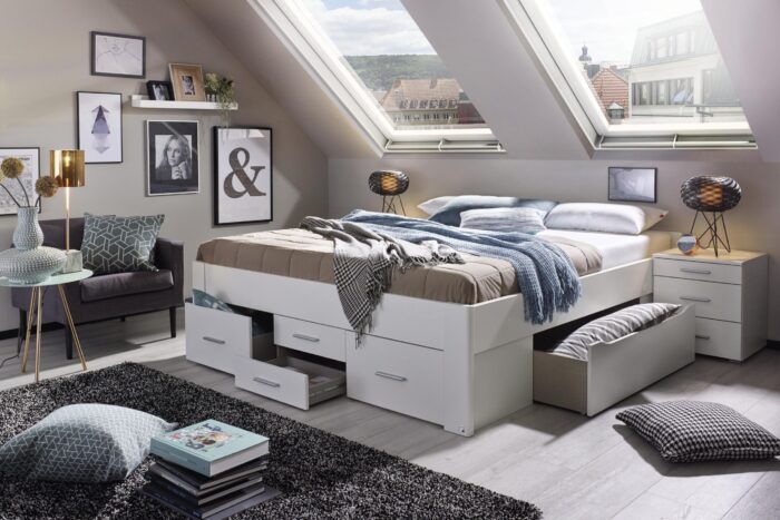Lit tiroirs blanc – Image 10
