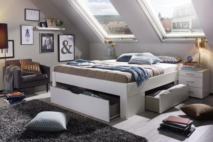 Lit tiroirs blanc – Image 11