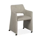 Chaise Jones avec accoudoirs et roulettes – Image 4
