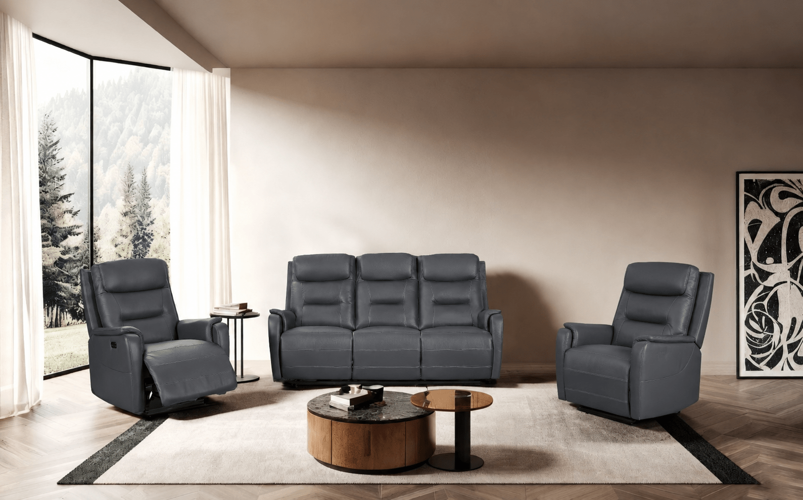 Salon-Cuir-relax Salon Relax Cuir – Image 1