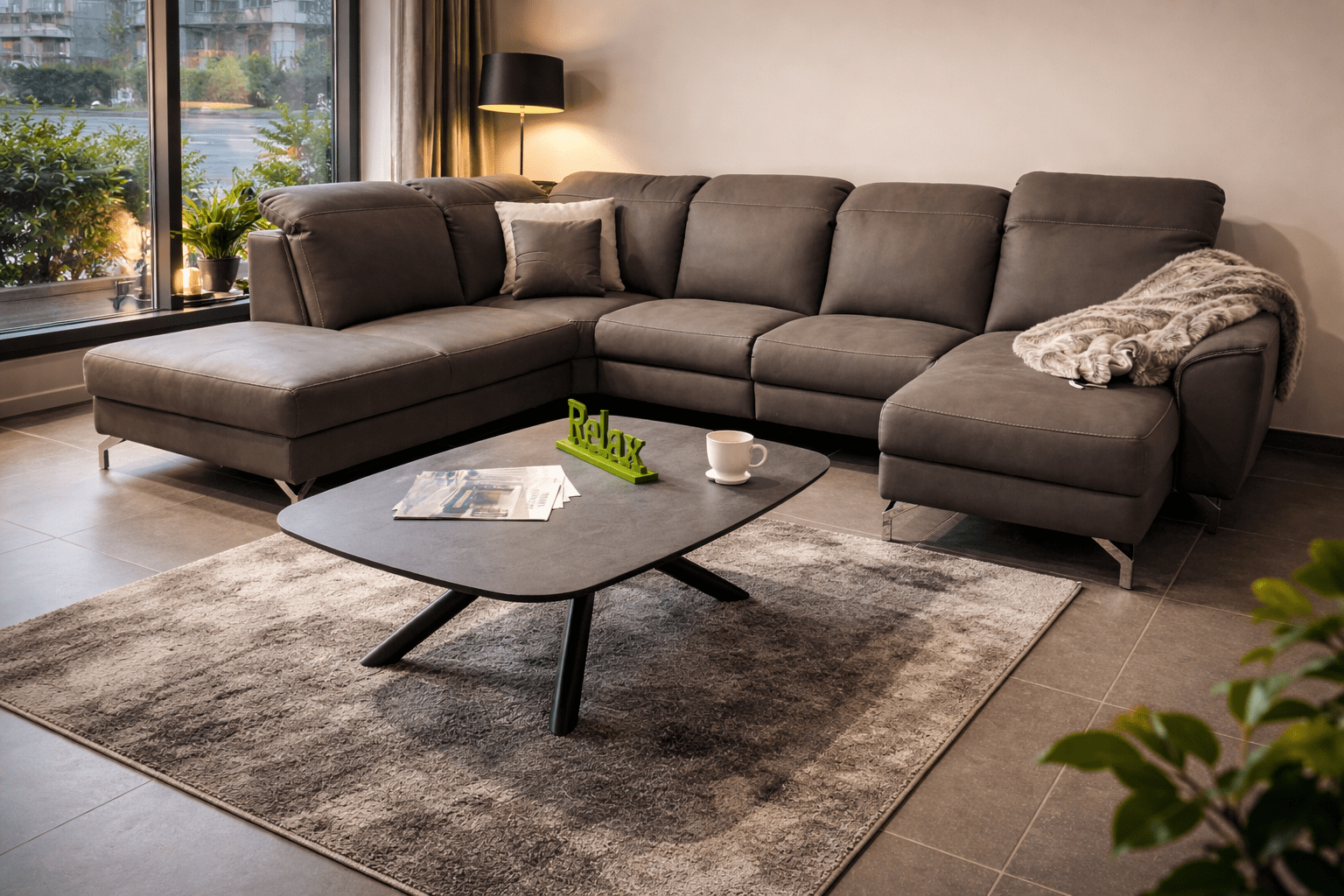 Salon-angle-u-modulable Salon Helena – Image 1