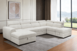 Salon d’angle en U convertible