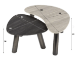Tables basses Twin