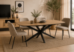 Table Oval Danois allongeable