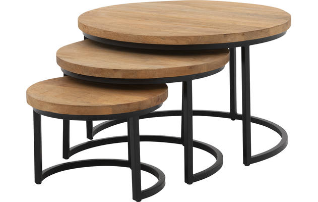 Table basse bois gigognes Table de salon – Image 3