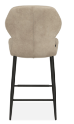 Chaise de bar design en microfibre – Image 4