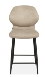 Chaise de bar design en microfibre – Image 3